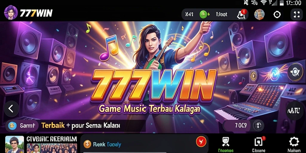 Tampilan gameplay 777WIN yang menarik dan penuh warna.