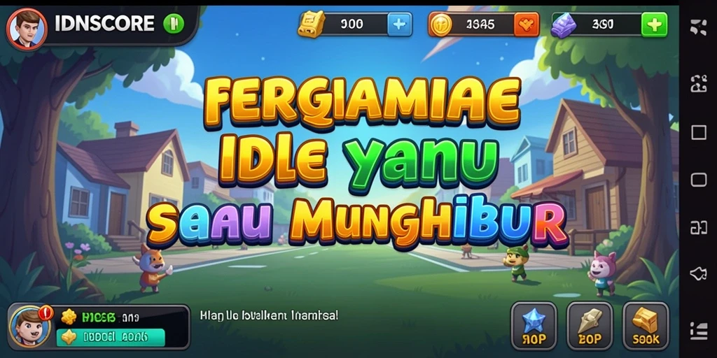 Tampilan gameplay seru dan interaktif di IDNSCORE.